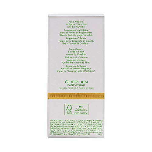 Guerlain Aqua Allegoria Bergamote Calabria For Women Eau De Toilette Spray 125Ml/ 4.2 Ounce