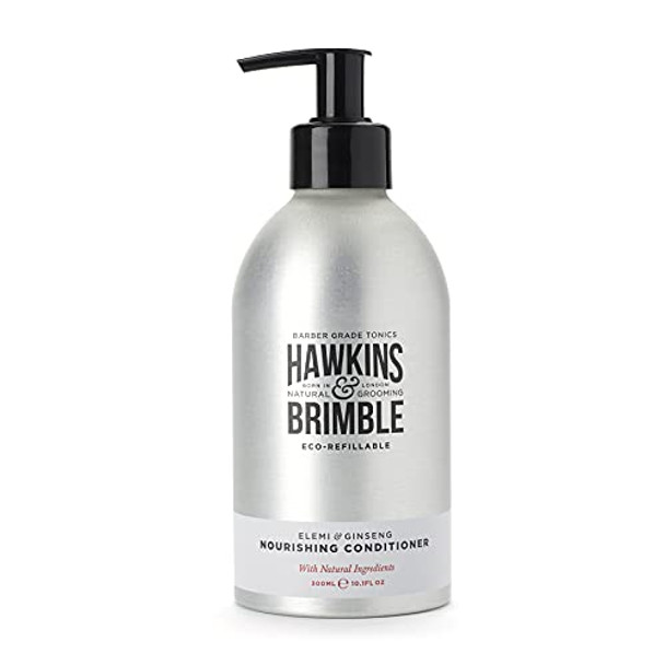 Hawkins & Brimble Conditioner Eco-Refillable Bottle - 300Ml For Men Hydrating Naturally Fragranced Reusable Bottle For Life Eco Friendly (Hair Conditioner Eco Refill)