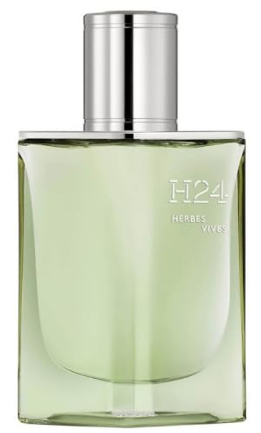 Hermes H24 Herbes Vives Eau De Parfum Rechargeable Spray For Men 1.6 Ounce