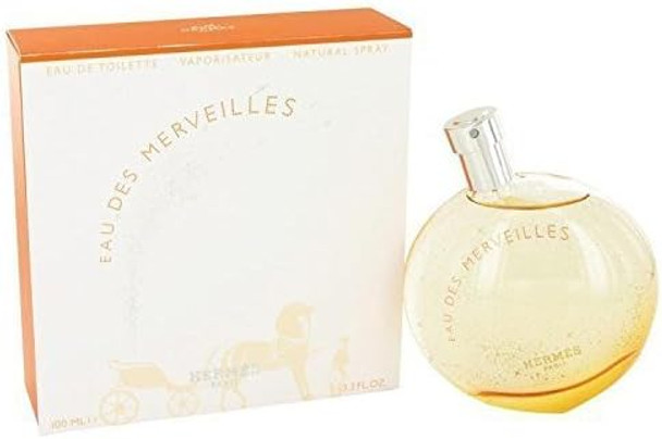 Eau Des Merveilles Perfume By Hermes For Women 3.4 Oz / Eau De Toilette Spray