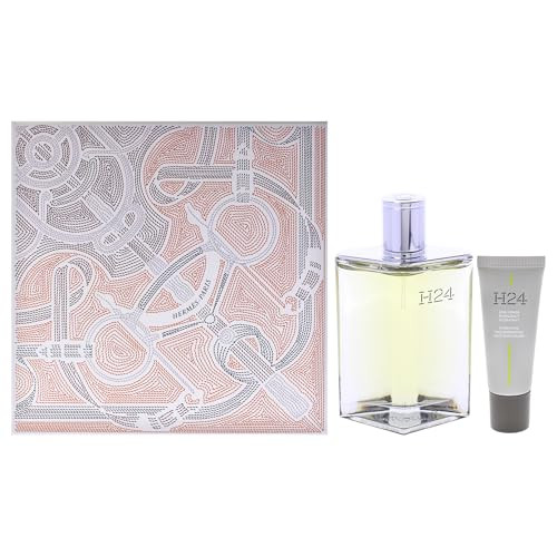 Hermes H24 For Men - 2 Pc Set 3.3Oz Edp Spray 0.68Oz Face Moisturizer