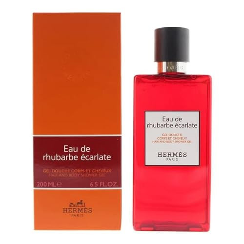 Hermès Eau De Rhubarbe Ecarlate Hair & Body Shower Gel 6.7 Ounce