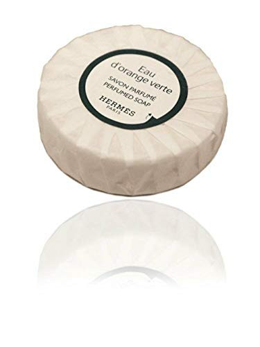 Five (5) HermèS Luxury Eau D'Orange Verte Bath Soaps In Bubble Bag - Individually Wrapped - 1.7 Ounce / 50 Gram Travel Sized - 5.1 Ounces / 150 Grams Total (Pack Of 5)