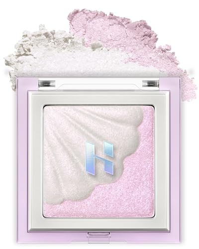 Holika Holika Shell Glow Highlighter- Luxury Face Glow For Shine & Volume Transparent Skin Enhancer Smooth Texture Subtle Shimmer Light Splendid Pearl Expression (01 Aurora Nacre)