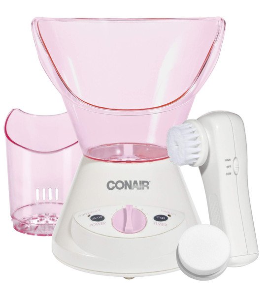 True Glow by Conair Gentle Mist Moisturizing Facial Sauna System with Facial Cleansing Brush