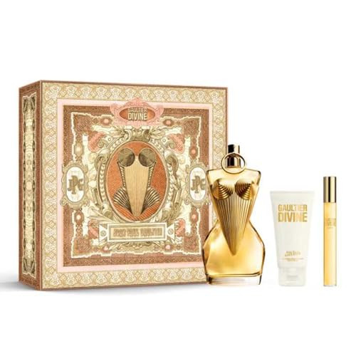 Jean Paul Gaultier Gaultier Divine For Women - 3 Pc Set 3.4Oz Edp Spray 0.3Oz Edp Spray Mini 2.5Oz Body Lotion
