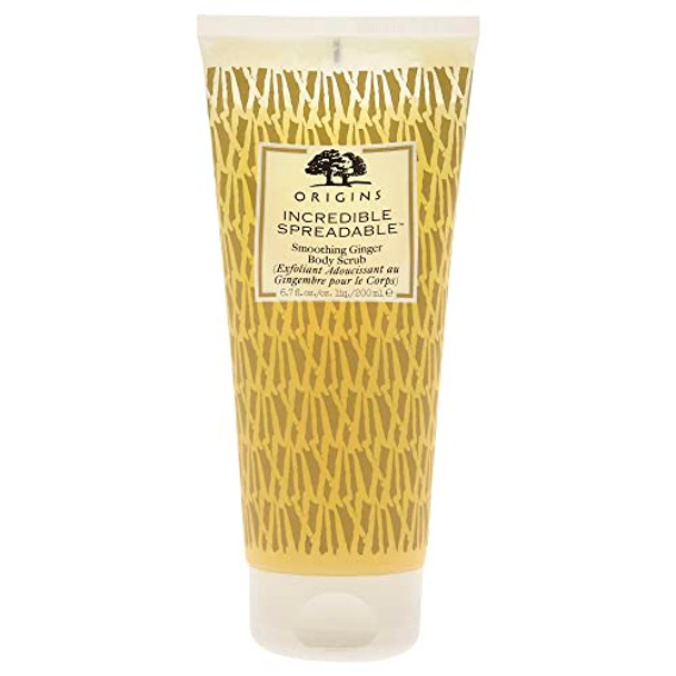 Origins Incredible Spreadable Smoothing Ginger Body Scrub Gently Exfoliates With Ginger & Sugar 6.7 Fl Oz Origins Incredible Spreadable Smoothing Ginger Body Scrub Gently Exfoliates With Ginger & Sugar 6.7 Fl Oz