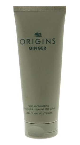 Origins Ginger Hand & Body Lotion Hydrates & Softens With Vitamin E & Aloe Vera 2.5 Fl Oz