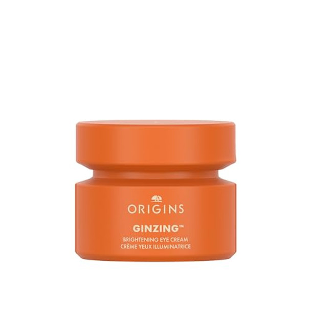 Origins Ginzing Brightening Eye Cream Visibly Reduces Dark Circles Instantly & Over Time With Vitamin C & Niacinamide Warm 0.5 Fl Oz