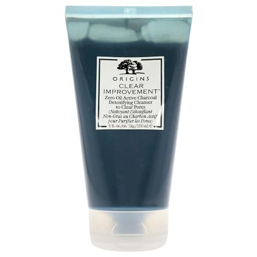 Origins Clear Improvement Detoxifying Cleanser To Clear Pores Visibly Minimizes Pores With Bamboo Charcoal & Salicylic Acid 5 Fl Oz