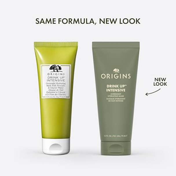 Origins Drink Up Intensive Overnight Hydrating Face Mask Hydrates For 72 Hours With Niacinamide & Avocado Butter 2.5 Fl Oz Origins Drink Up Intensive Overnight Hydrating Face Mask Hydrates For 72 Hours With Niacinamide & Avocado Butter 2.5 Fl Oz