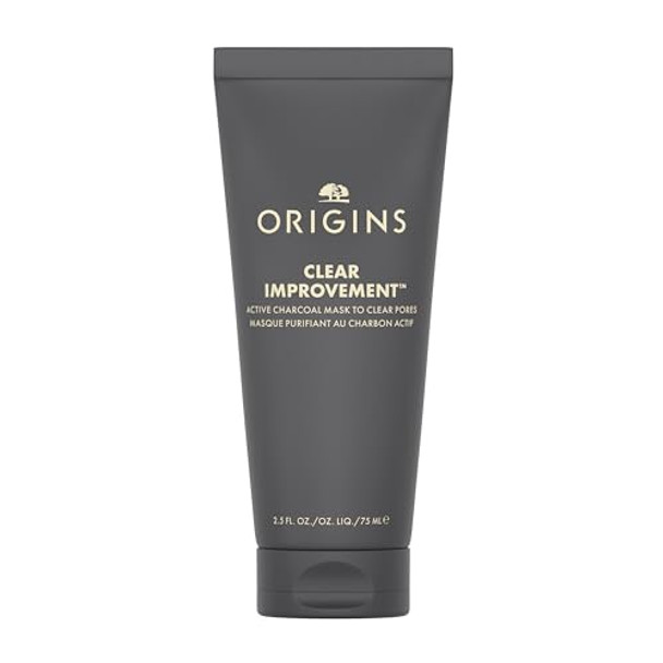 Origins Clear Improvement Active Charcoal Mask To Clear Pores Purifies & Reduces Excess Oil With Bamboo Charcoal 2.5 Fl Oz