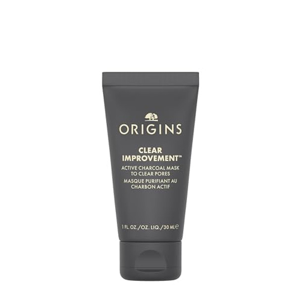 Origins Clear Improvement Active Charcoal Mask To Clear Pores Purifies & Reduces Excess Oil With Bamboo Charcoal 1 Fl Oz