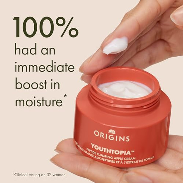 Origins Youthtopia Peptide Plumping Apple Moisturizer Boosts Skin'S Bounce & Plumps With Peptides & Apple Stem Cells 1.7 Fl Oz Origins Youthtopia Peptide Plumping Apple Moisturizer Boosts Skin'S Bounce & Plumps With Peptides & Apple Stem Cells 1.7 Fl Oz