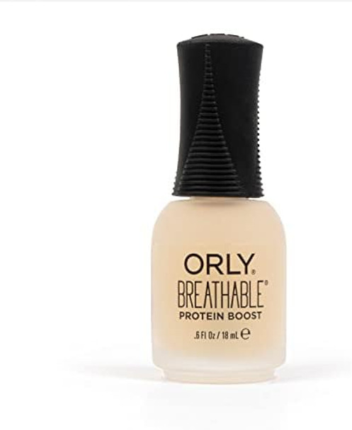 Orly Breathable Protein Boost For Stronger Nails Reduce Breakage And Prevent Splitting 0.6 Fl Oz