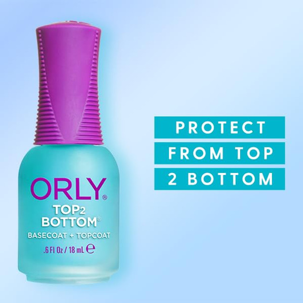 Orly Base Nail Coat Top 2 Bottom 0.6 Ounce Orly Base Nail Coat Top 2 Bottom 0.6 Ounce