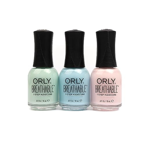 Orly French Manicure Nail Polish Kits And Bundles (Breathable Bundle 3)