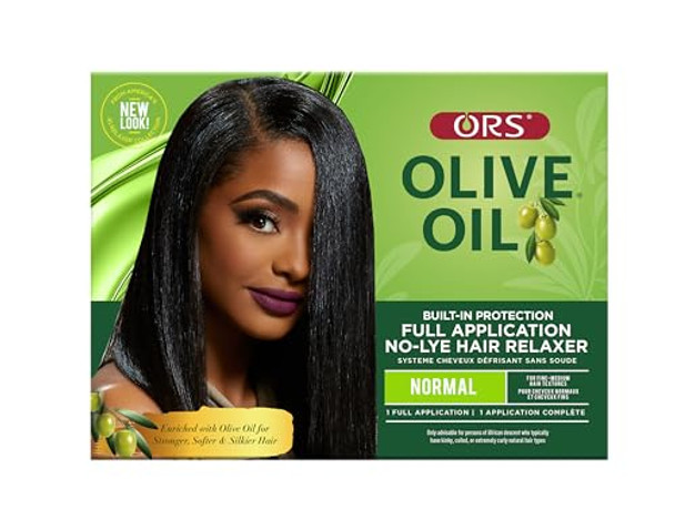 Ors Olive Oil Built-In Protection Full Application No-Lye Hair Relaxer Normal Strength (Pack Of 3) Ors Olive Oil Built-In Protection Full Application No-Lye Hair Relaxer Normal Strength (Pack Of 3)