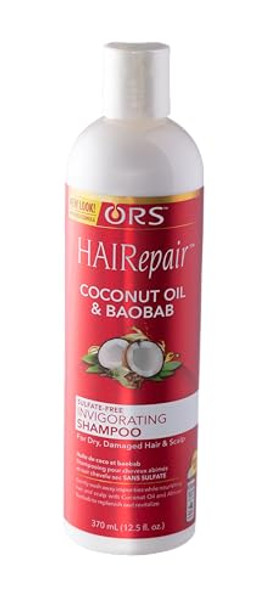 Ors Hairepair Coconut Oil & Baobab Sulfate- Invigorating Shampoo Hairepair Coconut Oil And Baobab Restoring Conditioner - Bundle