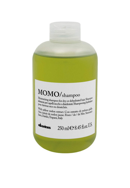 Davines MOMO Shampoo | A Deep Moisturizing + Hydrating Shampoo for Dehydrated Hair | 8.45 fl oz