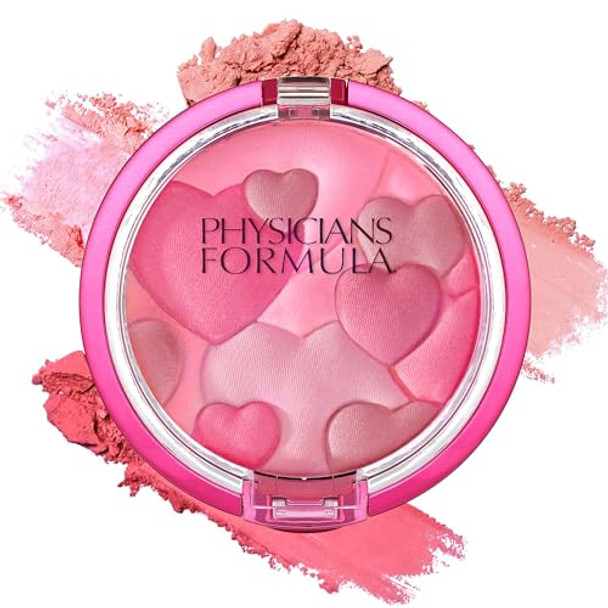Physicians Formula Blush Happy Booster Glow & Mood Boosting Face Blush Makeup Powder - Natural