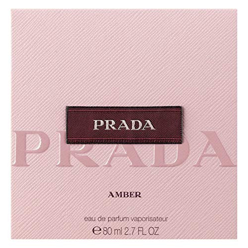 Prada Amber For Women Eau De Parfum Spray 2.7 Fluid Ounce