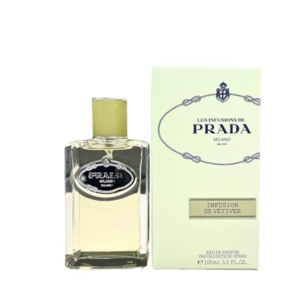 Prada Les Infusions Vetiver Eau De Parfum Clear 3.4 Ounce