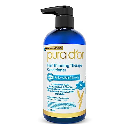 Pura D'Or Hair Loss Prevention Therapy Conditioner - 16 Oz Pack Of 2