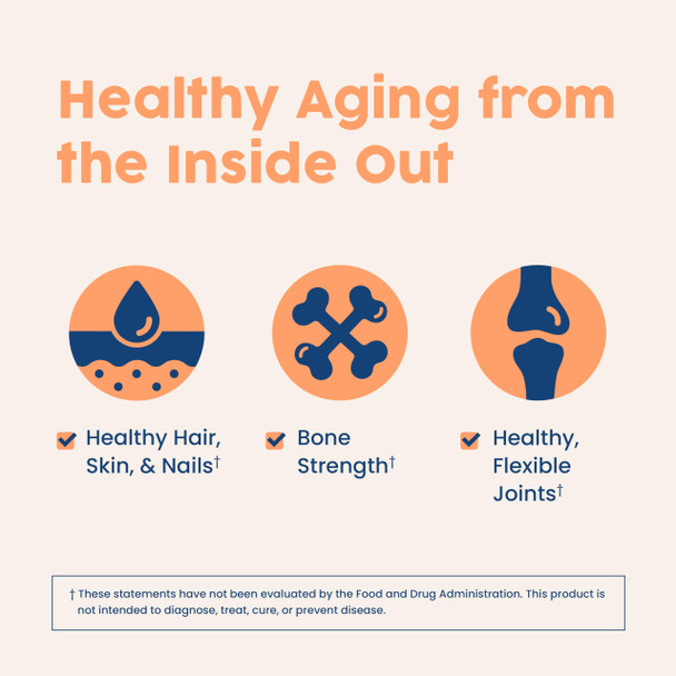 NativePath Collagen Peptides - Hydrolyzed Type 1 & 3 Collagen. Keto & Paleo Grass-Fed Protein Powder for Hair Skin Nails Bones Joints Digestion and More - No Gluten or Dairy (Peach 226g)