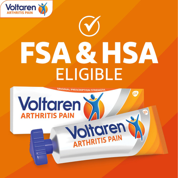 Voltaren Arthritis Pain Gel for Powerful Topical Arthritis Pain Relief with Diclofenac - NEW Easy Open Cap - 150 g