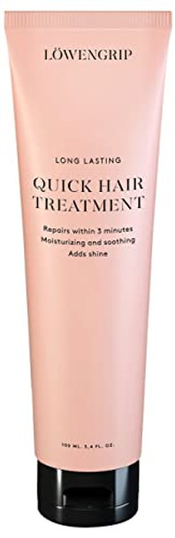 Löwengrip Long Lasting Quick Hair Treatment – Coloured Boosts Shine. Nourishes Moisturizes & Treat All Hairtypes Hair. 3 Min Treatment Rinse Out. Sweden’S Fastest Growing Beauty Brand. 100 Ml