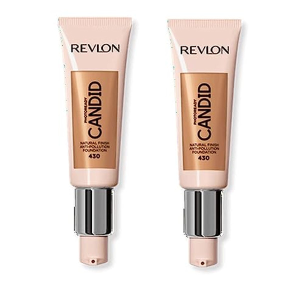 Revlon Pack Of 2 Photoready Candid Natural Finish Foundation Honey Beige 430 Revlon Pack Of 2 Photoready Candid Natural Finish Foundation Honey Beige 430