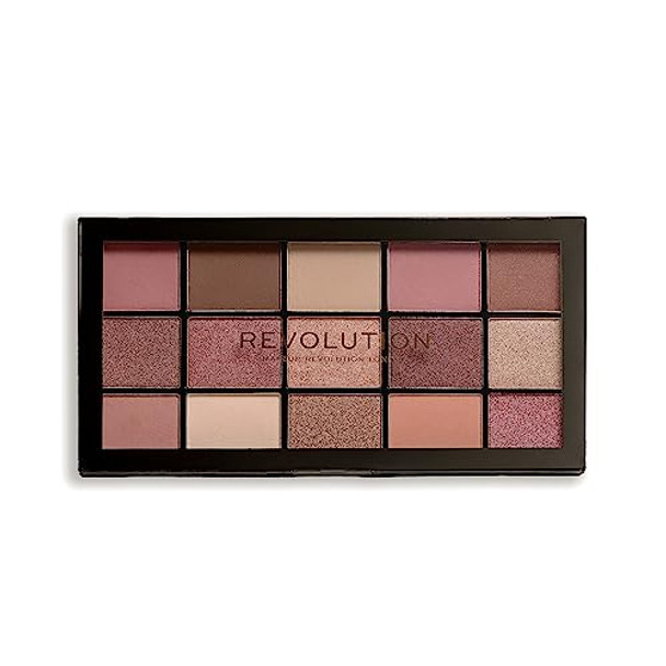 Revolution Beauty London Revolution Reloaded Eyeshadow Palette Includes 15 Highly Pigmented Shades Matte & Shimmer Finishes Long Wearing Provocative 15 X 0.03 Oz.