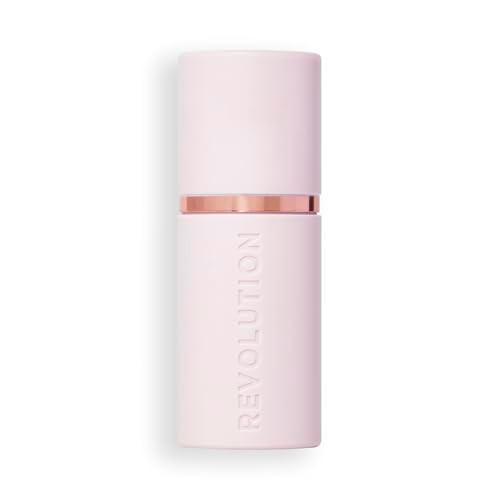 Revolution Beauty London Revolution Skin Silk Marble Blush Stick Buildable Color For Cheek Eye & Lip Cream-To-Powder Formula Vegan & Cruelty- Pinched Light Pink 0.15 Oz