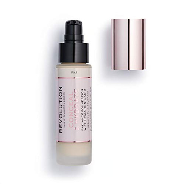 Revolution Beauty London Makeup Revolution Conceal & Hydrate Foundation F0.2 23Ml