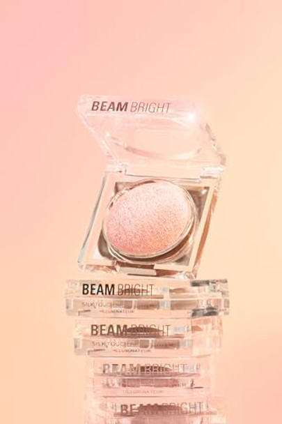 Revolution Beauty London Revolution Beauty London Beam Bright Highlighter All Over Face Glow Powder To Liquid Formula 5 Different Shades Rose Lustre