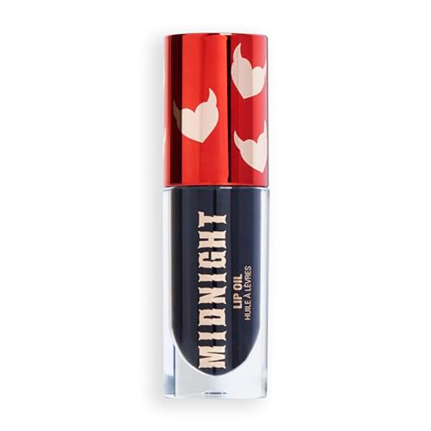 Revolution Beauty London Revolution Beauty Truly Sinful Midnight Black Lip Glaze Oil Halloween Lip Costume Makeup Vegan & Cruelty- Revolution Beauty London Revolution Beauty Truly Sinful Midnight Black Lip Glaze Oil Halloween Lip Costume Makeup Vegan & Cruelty-