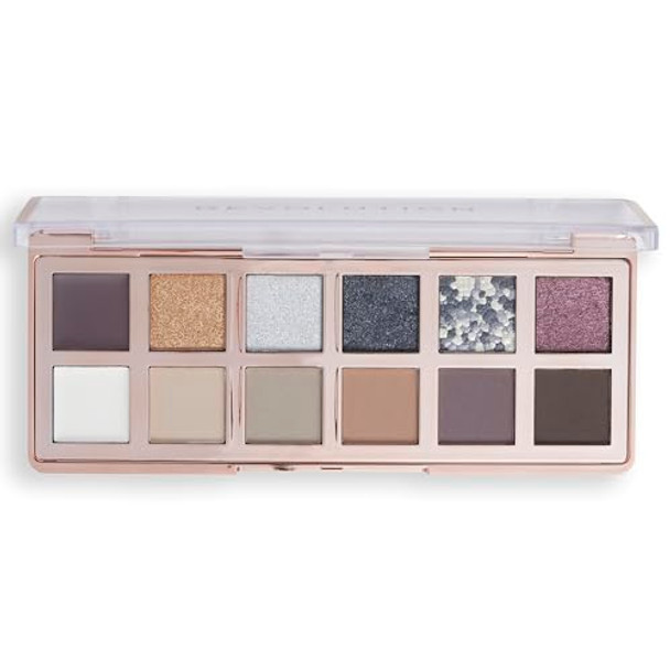 Revolution Beauty London Revolution Beauty The Rebel Icon Eyeshadow Palette Set Holiday Set With y Icon Eyeshadow Palette & Eye Blending Brush Vegan & Cruelty-