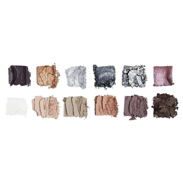 Revolution Beauty London Revolution Beauty The Rebel Icon Eyeshadow Palette Set Holiday Set With y Icon Eyeshadow Palette & Eye Blending Brush Vegan & Cruelty-