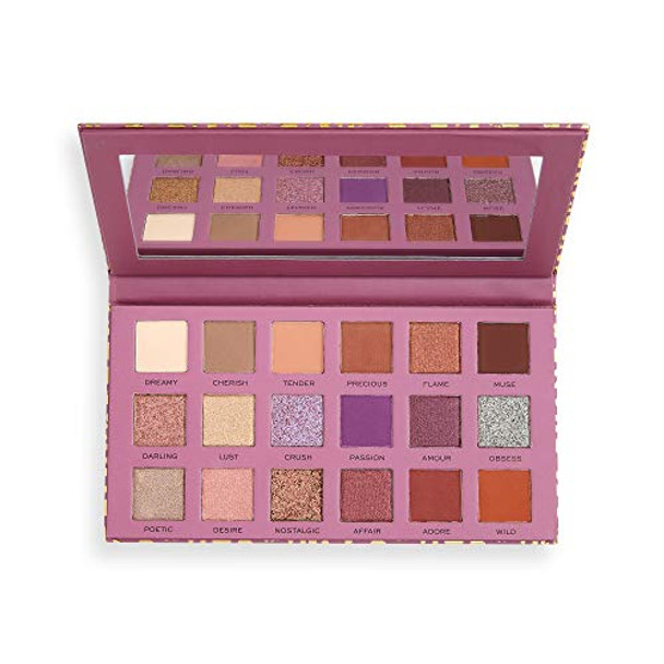 Revolution Beauty London Makeup Revolution Pro Eyeshadow Palette Neutral Romance