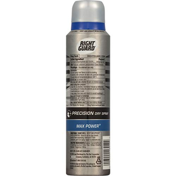 Right Guard Antiperspirant Dry Spray Deodorant Max Power 4 Ounce