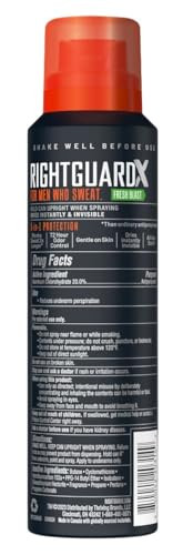 Right Guard Xtreme Defense Dry Spray Fragrance- 3.8 Ounce Men (Pack Of 2)