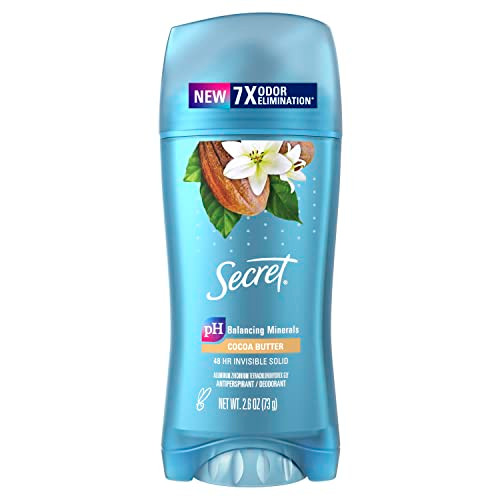 Secret Scent Expressions Anti-Perspirant Deodorant Invisible Solid Classic Coco Butter 2.60 Oz (Pack Of 9) - Packaging May Vary