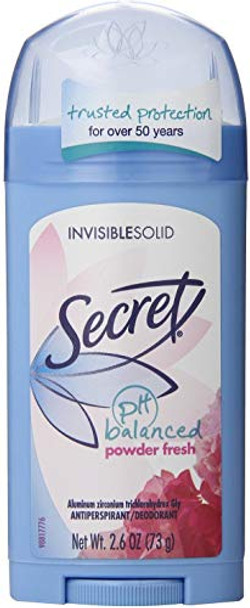 Secret Anti-Perspirant Deodorant Invisible Solid Powder Fresh 2.60 Ounce ( Value Pack Of 4)