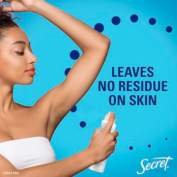 Secret Dry Spray Antiperspirant Deodorant Wild Rose And Argan Oil 4.1Oz (Pack Of 2)