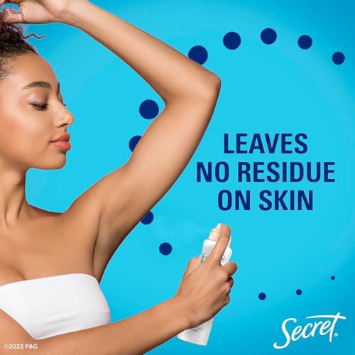 Secret Dry Spray Aluminum Deodorant For Women Refreshing Cucumber 4.1 Oz (Pack Of 3)