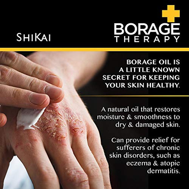 Shikai Borage Therapy Foot Cream (4.2 Oz) Fragrance- Moisturizer Lotion Healing Care For Dry Cracked Heels With Borage Seed Oil