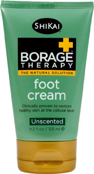 Shikai Borage Dry Skin Therapy Foot Cream 4.2-Ounce Tubes (Pack Of 3)