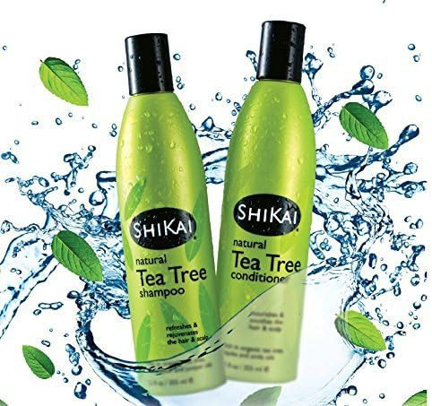 Shikai - Natural Tea Tree Oil Conditioner Made With Essential Oils Of Peppermint & Tea Tree To Refresh & Stimulate Hair & Scalp Soap- Alternative (12 Ounces Pack Of 2)