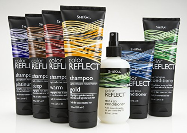 Shikai Color Reflect Platinum Shampoo 8-Ounce Tubes (Pack Of 3)